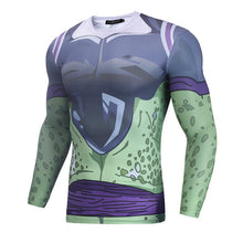 Perfect Cell Armour Dragon Ball Z Compression Shirt Long Sleeves