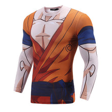 Goku Warrior Dragon Ball Z Compression Shirt Long Sleeves