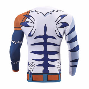 Weregarurumon Dragon Ball Z Compression Shirt Long Sleeves