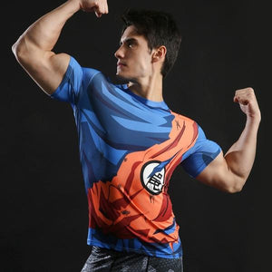 DBZ Dragon Ball Z Goku Short Sleeve Athletic Shirt