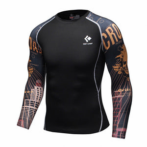 Bronzer MMA Compression Shirt Rashguard