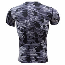 Grey Stealth Free Flow Premium Workout Compression Shirt Short Sleeves