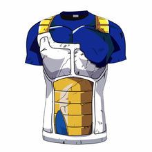 DBZ Dragon Ball Z Vegeta Short Sleeve Workout Shirt